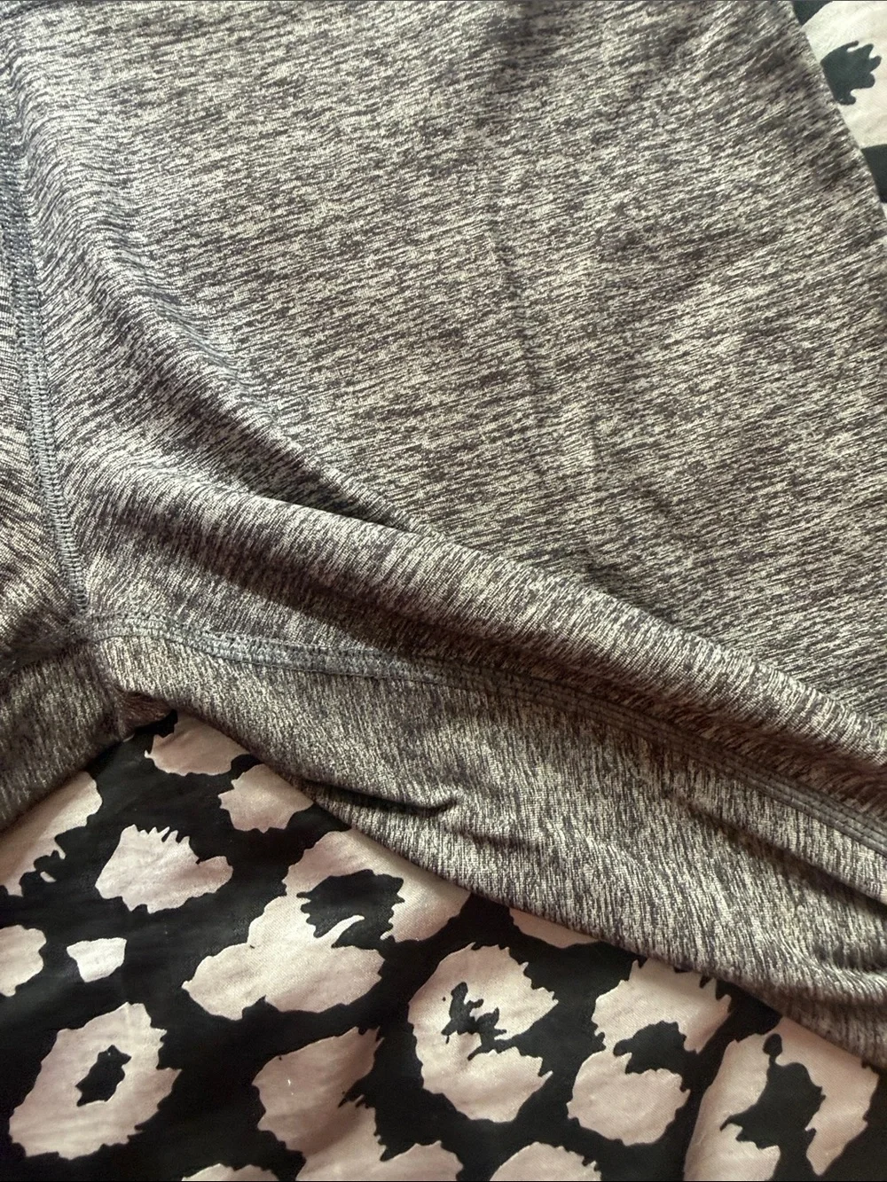 Gray Performance Capri Leggings